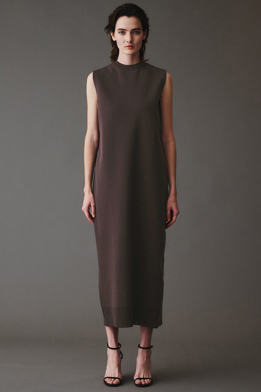 【オブリオ/AUBRIOT】のオーガニックコットン ニットドレス 人気、トレンドファッション・服の通販 founy(ファニー) 　ファッション　Fashion　レディースファッション　Fashion for Women　ワンピース　Dresses　フォーマル・パーティードレス・結婚式用ドレス　Elegant & Casual Dresses　チュニック　Tunic Tops & Dresses　インド　Indian Textile　スリット　Slit, Slit Detail　ダブル　Double, Double-Breasted　チュニック　Tunic, Long Top　ドレス　Dress, One-Piece　フォルム　Silhouette, Form　モダン　Modern, Contemporary　ロング　Long, Long-Length　日本製　Made In Japan　other-8|ID: prp329100004914141 ipo3291000000036827147