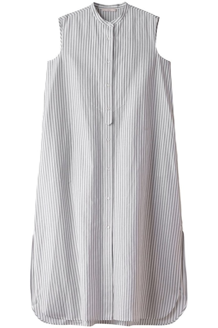 【エブール/ebure】の【Living】コットンリネンストライプ バンドカラーシャツワンピース インテリア・キッズ・メンズ・レディースファッション・服の通販 founy(ファニー) https://founy.com/ ファッション Fashion レディースファッション Fashion for Women ワンピース Dresses シャツワンピース / 1枚で着映えコーデ Shirt Dresses チュニック Tunic Tops & Dresses イタリア Italy チュニック Tunic, Long Top リネン Linen, Linen Fabric 定番 Standard, Basic Item |ID: prp329100004914145 ipo3291000000036827170