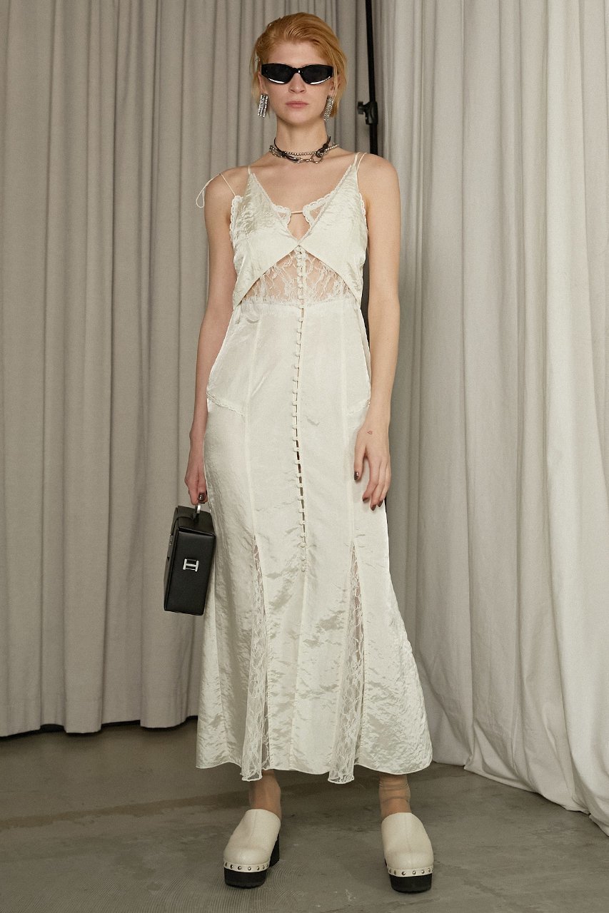 【プランク プロジェクト/PRANK PROJECT】のレースパネルキャミドレス / Lace Panel Cami Dress 人気、トレンドファッション・服の通販 founy(ファニー) 　ファッション　Fashion　レディースファッション　Fashion for Women　ワンピース　Dresses　フォーマル・パーティードレス・結婚式用ドレス　Elegant & Casual Dresses　チュニック　Tunic Tops & Dresses　おすすめ　Recommended / Our Picks　インナー　Innerwear　ガーリー　Girly, Feminine Style　コンビ　Combo, Combination Style　ダウン　Down, Puffer　チュニック　Tunic, Long Top　プリント　Print, Printed Pattern　リボン　Ribbon, Bow　レース　Lace, Lace Fabric　ロング　Long, Long-Length　other-8|ID: prp329100004914154 ipo3291000000036827259