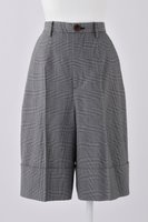 【エンフォルド/ENFOLD】のWOグレンチェック ロールアップハーフ TR/トラウザー・パンツ 人気、トレンドファッション・服の通販 founy(ファニー) ファッション Fashion レディースファッション Fashion for Women パンツ Pants & Trousers センター Center, Center Line チェック Check, Plaid, Tartan ポケット Pocket, Pocket Detail ロールアップ Roll-Up, Cuffed Hem ワイド Wide, Wide Fit |ID:prp329100004914155