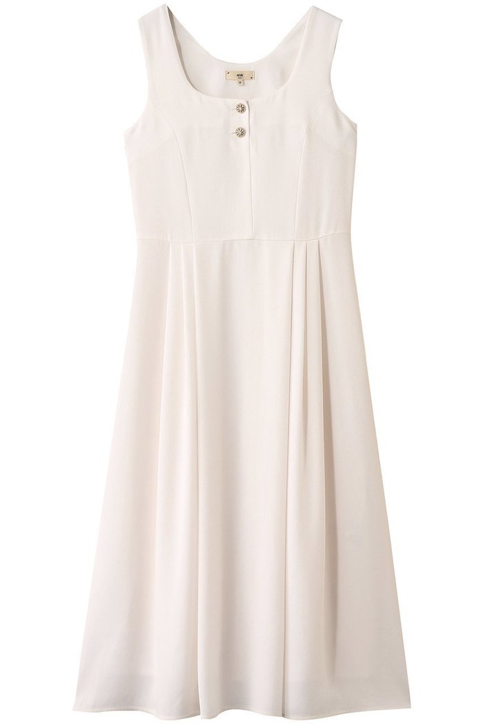 【エムダブリュー/MW】のバック サテン スリーブレス タックドレス インテリア・キッズ・メンズ・レディースファッション・服の通販 founy(ファニー) https://founy.com/ ファッション Fashion レディースファッション Fashion for Women ワンピース Dresses フォーマル・パーティードレス・結婚式用ドレス Elegant & Casual Dresses チュニック Tunic Tops & Dresses キュプラ Cupro, Eco Fabric サテン Satin, Glossy Fabric シューズ Shoes, Footwear スクエア Square, Square Shape スリーブ Sleeve, Long Sleeve / Short Sleeve チュニック Tunic, Long Top ドレス Dress, One-Piece フィット Fit, Slim Fit フレア Flare, Flared ロング Long, Long-Length エレガント 上品 Elegant |ID: prp329100004914159 ipo3291000000036827319