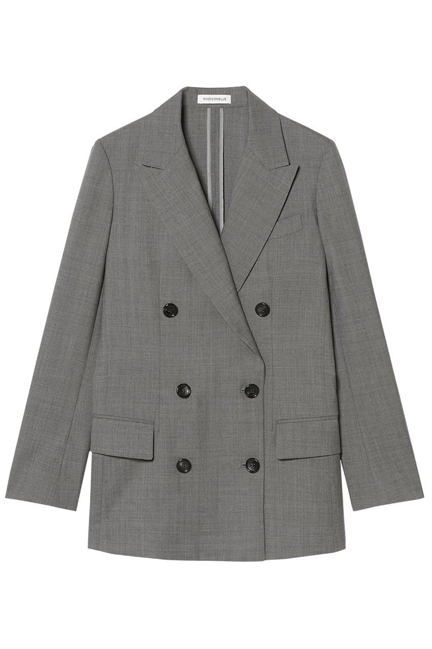 【マディソンブルー/MADISONBLUE】のUNLINED BLEECKER W6B BLAZER W TRO ブレザー 人気、トレンドファッション・服の通販 founy(ファニー) 　ファッション　Fashion　レディースファッション　Fashion for Women　アウター　Coat / Outerwear Collection　レディースジャケット・軽アウター　Jackets　サマー　Summer, Summer Style　ジャケット　Jacket, Outerwear　スーツ　Suit, Formalwear　ダブル　Double, Double-Breasted　リラックス　Relax, Relaxed Fit　定番　Standard, Basic Item　 other-1|ID: prp329100004914171 ipo3291000000036827498