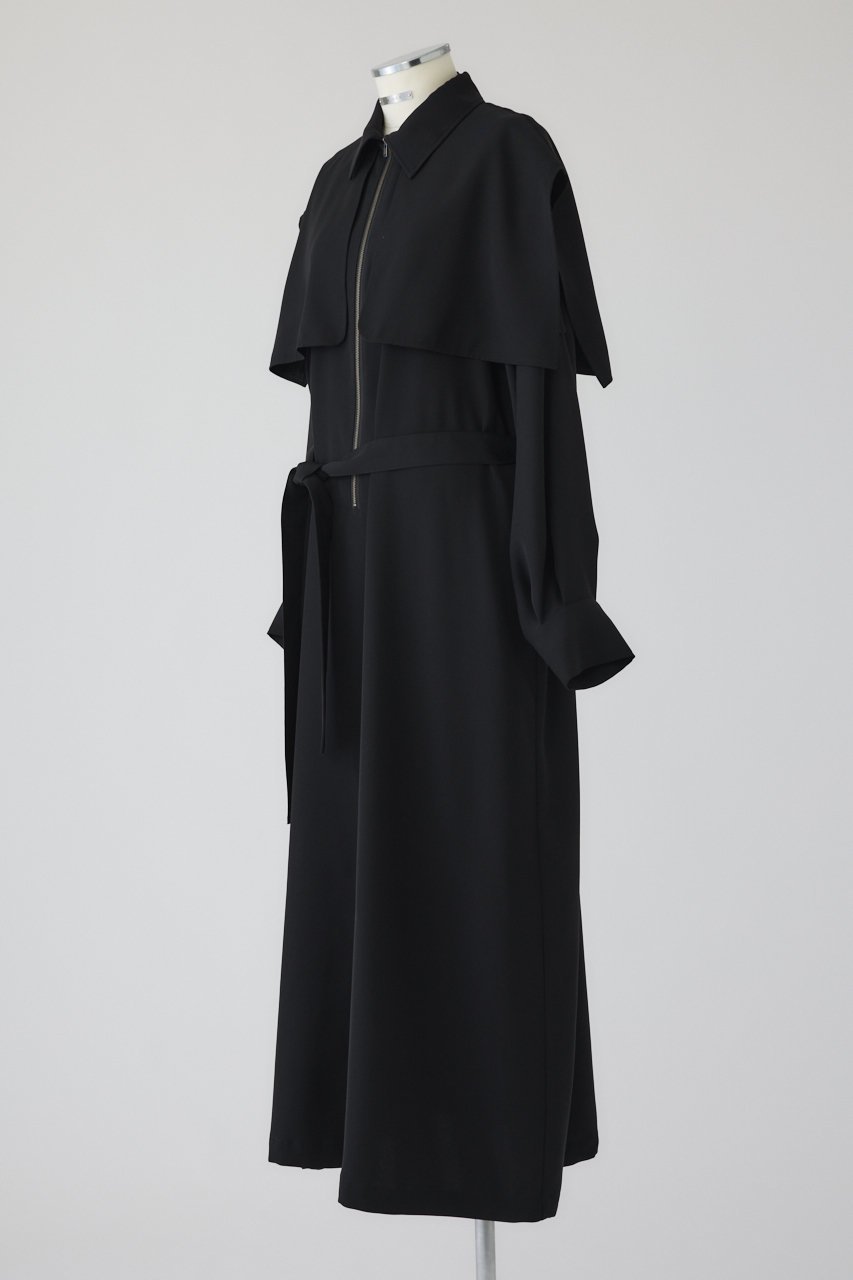 【リムアーク/RIM.ARK】のTrench OP/ワンピース 人気、トレンドファッション・服の通販 founy(ファニー) 　ファッション　Fashion　レディースファッション　Fashion for Women　ワンピース　Dresses　チュニック　Tunic Tops & Dresses　エアリー　Airy Texture　サテン　Satin, Glossy Fabric　ダブル　Double, Double-Breasted　チュニック　Tunic, Long Top　フラップ　Flap, Flap Pocket　リラックス　Relax, Relaxed Fit　ロング　Long, Long-Length　エレガント 上品　Elegant　other-2|ID: prp329100004914186 ipo3291000000036827711