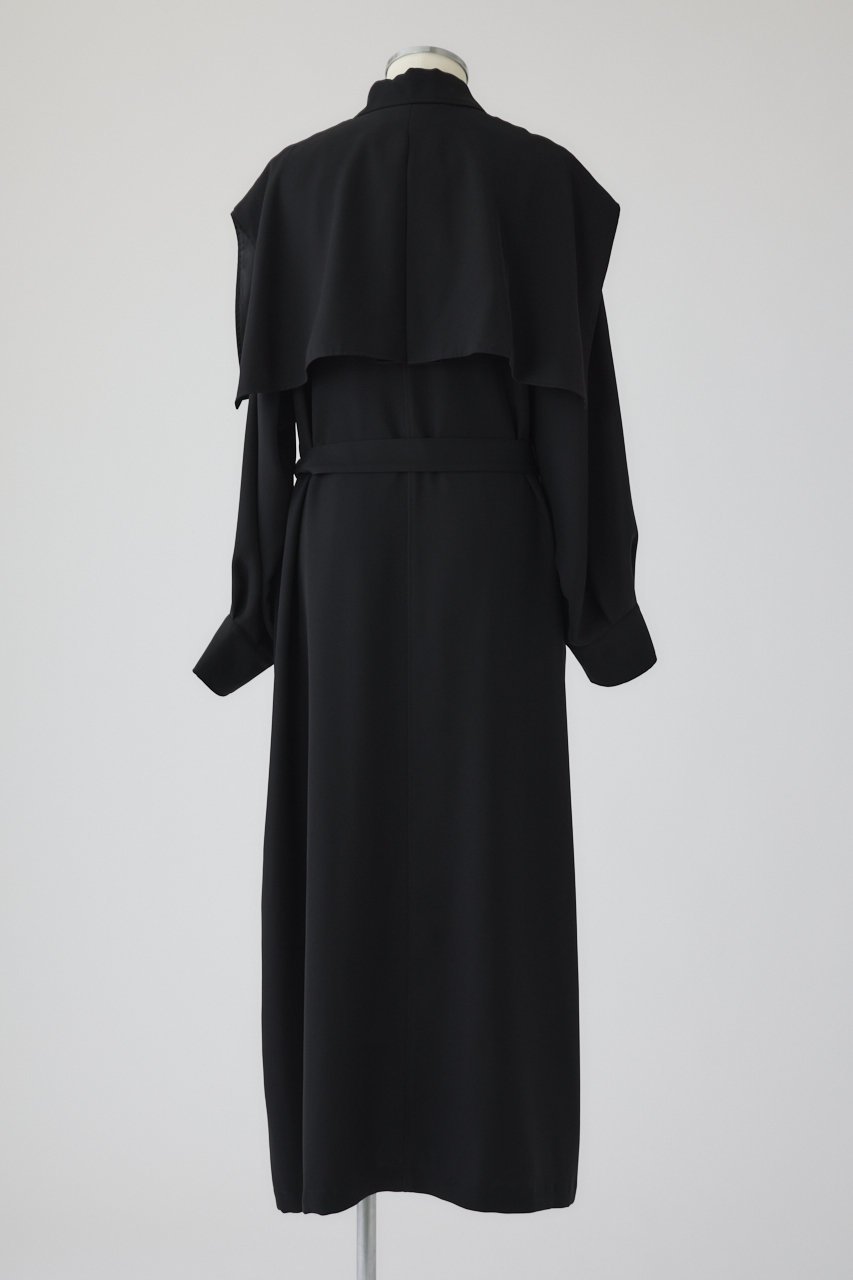 【リムアーク/RIM.ARK】のTrench OP/ワンピース 人気、トレンドファッション・服の通販 founy(ファニー) 　ファッション　Fashion　レディースファッション　Fashion for Women　ワンピース　Dresses　チュニック　Tunic Tops & Dresses　エアリー　Airy Texture　サテン　Satin, Glossy Fabric　ダブル　Double, Double-Breasted　チュニック　Tunic, Long Top　フラップ　Flap, Flap Pocket　リラックス　Relax, Relaxed Fit　ロング　Long, Long-Length　エレガント 上品　Elegant　other-4|ID: prp329100004914186 ipo3291000000036827713