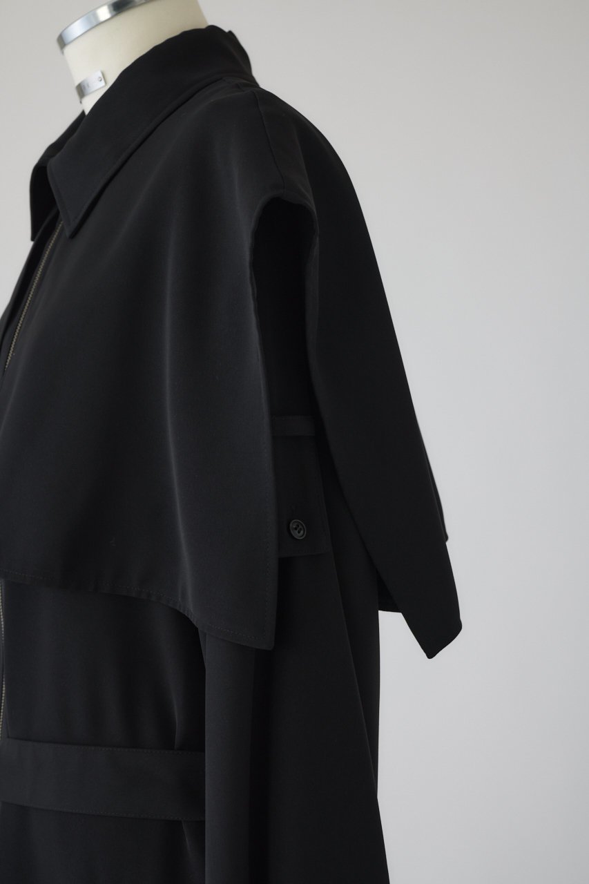 【リムアーク/RIM.ARK】のTrench OP/ワンピース 人気、トレンドファッション・服の通販 founy(ファニー) 　ファッション　Fashion　レディースファッション　Fashion for Women　ワンピース　Dresses　チュニック　Tunic Tops & Dresses　エアリー　Airy Texture　サテン　Satin, Glossy Fabric　ダブル　Double, Double-Breasted　チュニック　Tunic, Long Top　フラップ　Flap, Flap Pocket　リラックス　Relax, Relaxed Fit　ロング　Long, Long-Length　エレガント 上品　Elegant　other-7|ID: prp329100004914186 ipo3291000000036827716