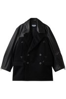 【メゾンスペシャル/MAISON SPECIAL】の【UNISEX】SHEEPレザーコンビPコート 人気、トレンドファッション・服の通販 founy(ファニー) ファッション Fashion レディースファッション Fashion for Women アウター Coat / Outerwear Collection コート・ロングコート・ピーコート Long Coats, Peacoats & More Pコート Pea Coats ユニセックス Unisex, Genderless クラシック Classic, Timeless Style コンビ Combo, Combination Style スタンド Stand Collar, Upright Stand バランス Balance, Style Balance ロング Long, Long-Length A/W・秋冬 Autumn/Winter |ID:prp329100004914187