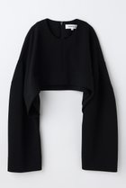 【エンフォルド/ENFOLD】のCROPPED PULLOVER 人気、トレンドファッション・服の通販 founy(ファニー) ファッション Fashion レディースファッション Fashion for Women トップス・カットソー Cut & Sew Tops シャツ・ブラウス・オフィスカジュアル Elegant Blouses & Button-Ups カジュアルプルオーバー・ニットトップス Pullovers & Knit Tops / Casual Pullovers ストレッチ Stretch, Stretchy Fabric スリーブ Sleeve, Long Sleeve / Short Sleeve ドレス Dress, One-Piece ハイネック High Neck, Mock Neck バランス Balance, Style Balance ロング Long, Long-Length 定番 Standard, Basic Item thumbnail ブラック|ID: prp329100004914191 ipo3291000000036827752