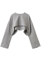 【エンフォルド/ENFOLD】のCROPPED PULLOVER 人気、トレンドファッション・服の通販 founy(ファニー) ファッション Fashion レディースファッション Fashion for Women トップス・カットソー Cut & Sew Tops シャツ・ブラウス・オフィスカジュアル Elegant Blouses & Button-Ups カジュアルプルオーバー・ニットトップス Pullovers & Knit Tops / Casual Pullovers ストレッチ Stretch, Stretchy Fabric スリーブ Sleeve, Long Sleeve / Short Sleeve ドレス Dress, One-Piece ハイネック High Neck, Mock Neck バランス Balance, Style Balance ロング Long, Long-Length 定番 Standard, Basic Item thumbnail トップグレー|ID: prp329100004914191 ipo3291000000036827753