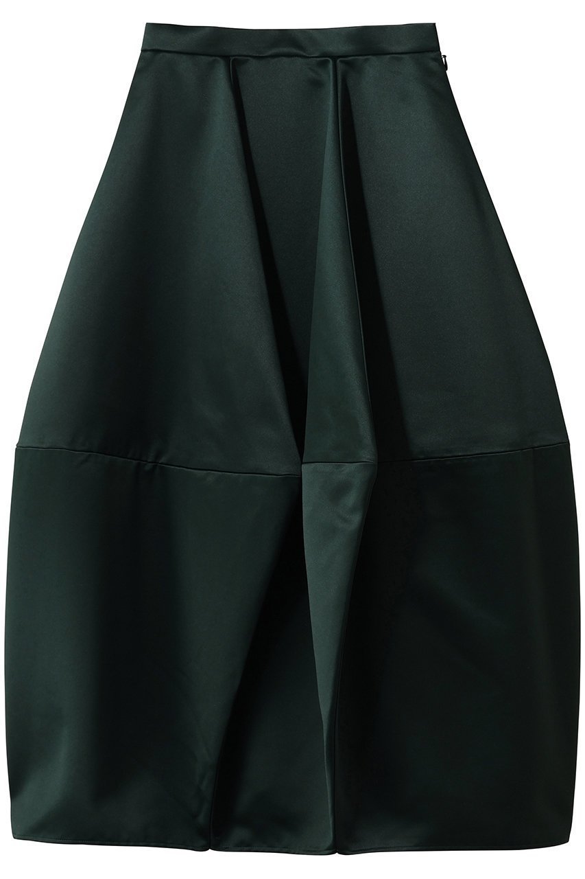 【エンフォルド/ENFOLD】のPYRAMID SKIRT インテリア・キッズ・メンズ・レディースファッション・服の通販 founy(ファニー) ファッション Fashion レディースファッション Fashion for Women スカート Skirts ロングスカート Long Skirts / Maxi & Midi Skirts サテン Satin, Glossy Fabric ロング Long, Long-Length エレガント 上品 Elegant 洗える Machine Washable ダークグリーン|ID: prp329100004914193 ipo3291000000036827766