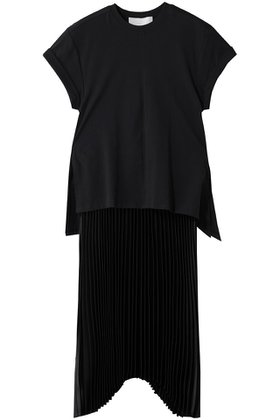 【スリーワン フィリップリム/3.1 Phillip Lim】 ショートスリーブ Tシャツ コンボドレス with プリーツスカート人気、トレンドファッション・服の通販 founy(ファニー) ファッション Fashion レディースファッション Fashion for Women スカート Skirts プリーツスカート / 上品フェミニンスタイル Pleated Skirts ワンピース Dresses コンビ Combo, Combination Style サテン Satin, Glossy Fabric シューズ Shoes, Footwear ショート Short, Short Length シンプル Simple, Minimal スリーブ Sleeve, Long Sleeve / Short Sleeve チュニック Tunic, Long Top ドレス Dress, One-Piece フラット Flat, Flat Shoes プリーツ Pleats, Pleated モダン Modern, Contemporary ロング Long, Long-Length |ID:prp329100004914200