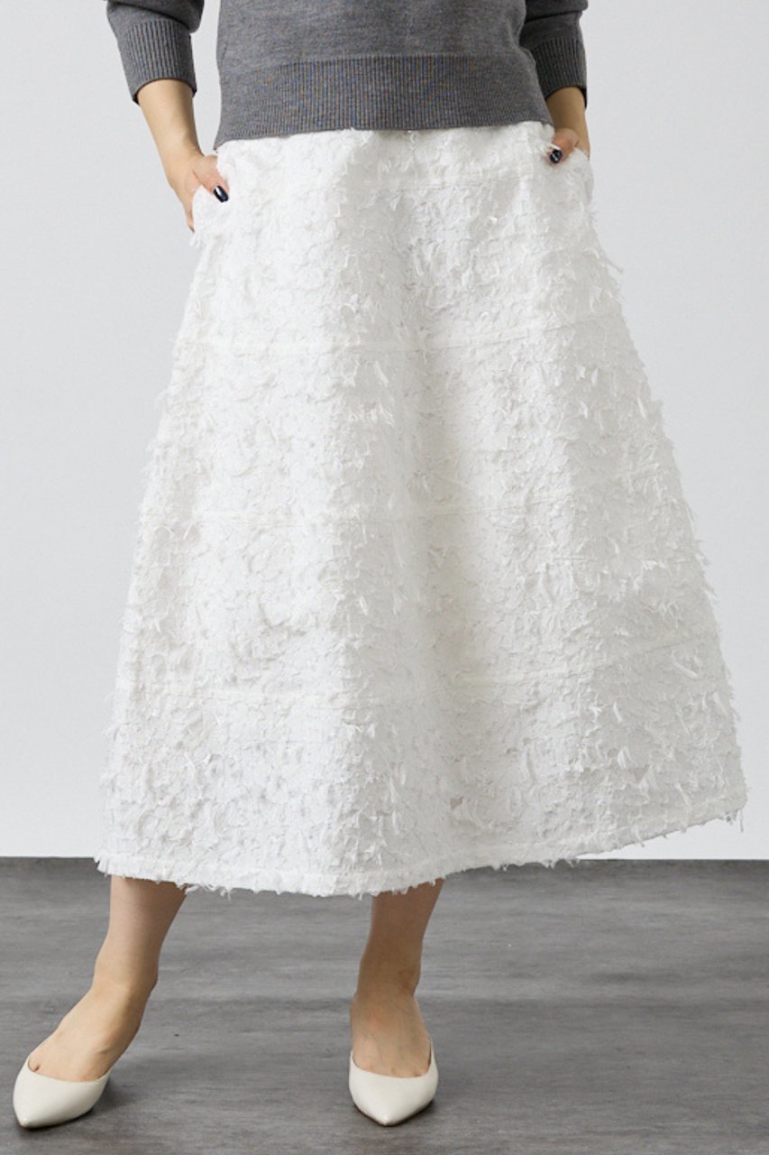 【デザイン ワークス/DESIGN WORKS】のカットジャガード切替えスカート 人気、トレンドファッション・服の通販 founy(ファニー) ファッション Fashion レディースファッション Fashion for Women スカート Skirts ロングスカート Long Skirts / Maxi & Midi Skirts カットジャガード Cut Jacquard シンプル Simple, Minimal ジャカード/ジャガード Jacquard, Woven Pattern ロング Long, Long-Length エレガント 上品 Elegant 再入荷 Restock / Back in Stock 春 Spring ビジネス 仕事 通勤 Business / Work / Commuting other-8|ID: prp329100004914218 ipo3291000000036828010