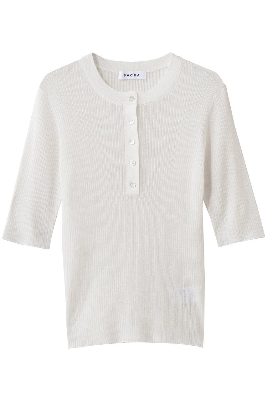 【サクラ/SACRA】のメランジリブシアープルオーバー 人気、トレンドファッション・服の通販 founy(ファニー) ファッション Fashion レディースファッション Fashion for Women トップス・カットソー Cut & Sew Tops ニット Knit Tops & Sweaters カジュアルプルオーバー・ニットトップス Pullovers & Knit Tops / Casual Pullovers コンパクト Compact, Small Size シアー Sheer, See-Through メランジ Melange, Mixed Yarn リネン Linen, Linen Fabric リラックス Relax, Relaxed Fit other-1|ID: prp329100004914219 ipo3291000000036828011