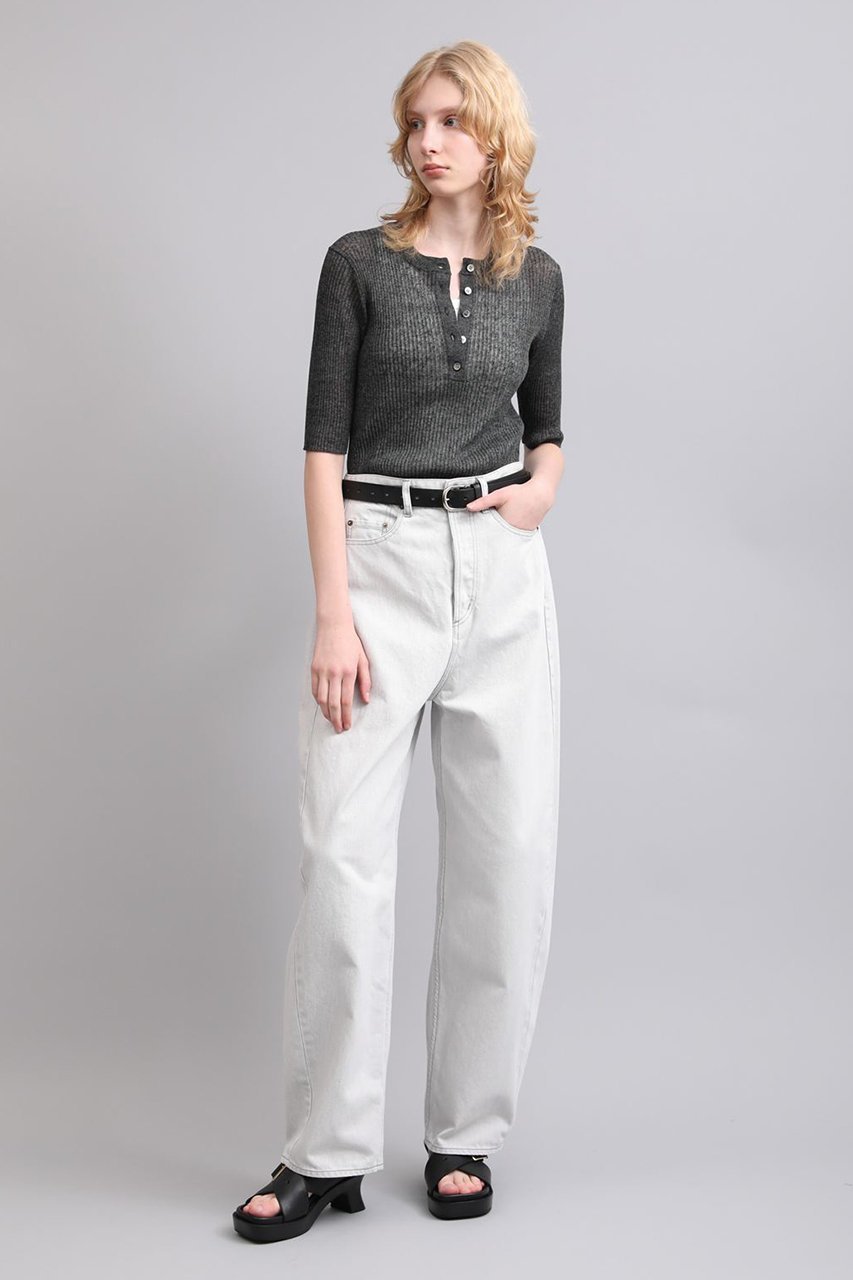 【サクラ/SACRA】のメランジリブシアープルオーバー 人気、トレンドファッション・服の通販 founy(ファニー) ファッション Fashion レディースファッション Fashion for Women トップス・カットソー Cut & Sew Tops ニット Knit Tops & Sweaters カジュアルプルオーバー・ニットトップス Pullovers & Knit Tops / Casual Pullovers コンパクト Compact, Small Size シアー Sheer, See-Through メランジ Melange, Mixed Yarn リネン Linen, Linen Fabric リラックス Relax, Relaxed Fit other-6|ID: prp329100004914219 ipo3291000000036828019