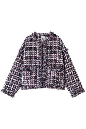 【プルミエ アロンディスモン/1er Arrondissement】 TORNIERフリンジツイードジャケット人気、トレンドファッション・服の通販 founy(ファニー) ファッション Fashion レディースファッション Fashion for Women アウター Coat / Outerwear Collection レディースジャケット・軽アウター Jackets ジャケット Jacket, Outerwear ツイード Twill, Twill Weave デニム Denim, Jeans Material フリンジ Fringe, Tassel エレガント 上品 Elegant |ID:prp329100004914230