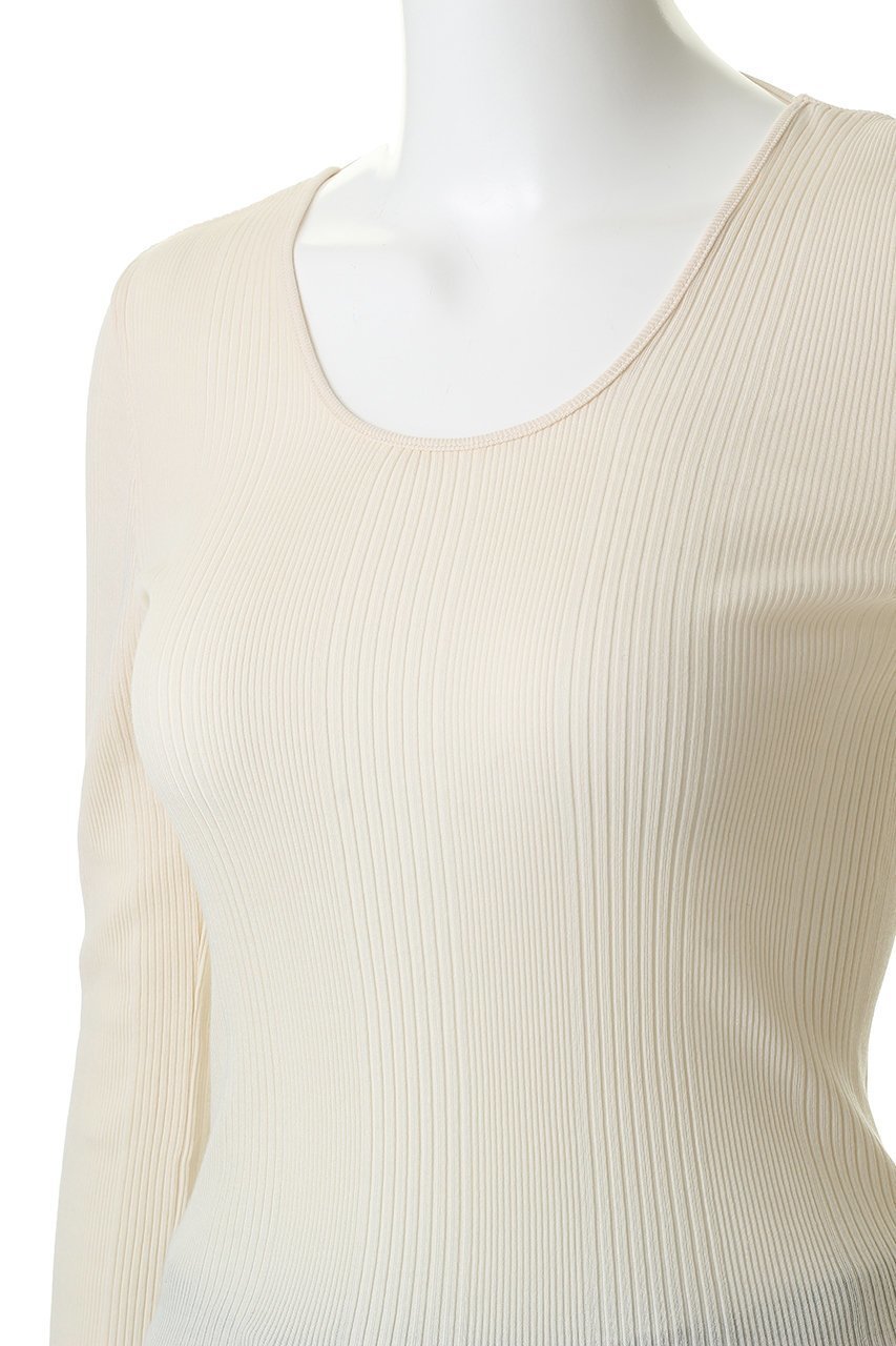 【ブリル/BRILL】のH ランダムリブロングスリーブ 人気、トレンドファッション・服の通販 founy(ファニー) ファッション Fashion レディースファッション Fashion for Women トップス・カットソー Cut & Sew Tops シャツ・ブラウス・オフィスカジュアル Elegant Blouses & Button-Ups ロングTシャツ・Tシャツ Longline T-Shirts & Tees カットソー・ベーシックTシャツ Cut-and-Sewn Tops / Stretch Tees & Basics インナー Innerwear シルク Silk, 100% Silk スリーブ Sleeve, Long Sleeve / Short Sleeve デコルテ Décolleté, Neckline フィット Fit, Slim Fit ロング Long, Long-Length エレガント 上品 Elegant other-5|ID: prp329100004914232 ipo3291000000036828142