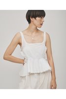 【ウィムガゼット/Whim Gazette】の【GEMINI】スカラップキャミソール 人気、トレンドファッション・服の通販 founy(ファニー) ファッション Fashion レディースファッション Fashion for Women トップス・カットソー Cut & Sew Tops キャミソール&ノースリーブ Camisoles & Sleeveless Tops シャツ・ブラウス・オフィスカジュアル Elegant Blouses & Button-Ups ロングTシャツ・Tシャツ Longline T-Shirts & Tees カットソー・ベーシックTシャツ Cut-and-Sewn Tops / Stretch Tees & Basics キャミソール Camisole, Spaghetti Strap Top スカラップ Scallop, Scalloped Edge タイプライター Typewriter Fabric, Crisp Cotton タンク Tank Top, Sleeveless Top ドット Polka Dot, Dot Pattern フランス France, French リネン Linen, Linen Fabric レース Lace, Lace Fabric ヴィンテージ Vintage Style |ID:prp329100004914236