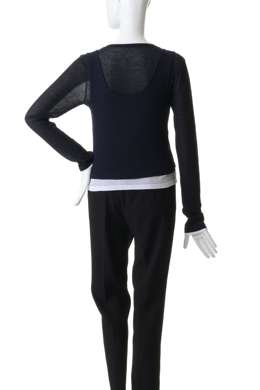 【プレインピープル/PLAIN PEOPLE】のシアーハイツイストフライスレイヤードトップス 人気、トレンドファッション・服の通販 founy(ファニー) ファッション Fashion レディースファッション Fashion for Women トップス・カットソー Cut & Sew Tops シャツ・ブラウス・オフィスカジュアル Elegant Blouses & Button-Ups ロングTシャツ・Tシャツ Longline T-Shirts & Tees カットソー・ベーシックTシャツ Cut-and-Sewn Tops / Stretch Tees & Basics コンパクト Compact, Small Size シアー Sheer, See-Through スリーブ Sleeve, Long Sleeve / Short Sleeve タンク Tank Top, Sleeveless Top ロング Long, Long-Length 夏 Summer 春 Spring S/S・春夏 SS, Spring/Summer, Warm Season other-4|ID: prp329100004914237 ipo3291000000036828187