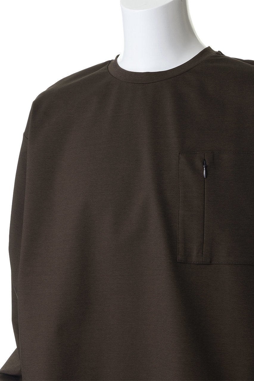 【ミディウミソリッド/MIDIUMISOLID / MEN】の【MEN】compression P/O プルオーバー 人気、トレンドファッション・服の通販 founy(ファニー) 　ファッション　Fashion　メンズファッション　Fashion for Men　トップス・カットソー　Cut & Sew Tops　メンズシャツ　Shirts　スリーブ　Sleeve, Long Sleeve / Short Sleeve　バランス　Balance, Style Balance　ベーシック　Basic, Essential　ボトム　Bottoms, Lower Wear　ロング　Long, Long-Length　other-5|ID: prp329100004914246 ipo3291000000036828262