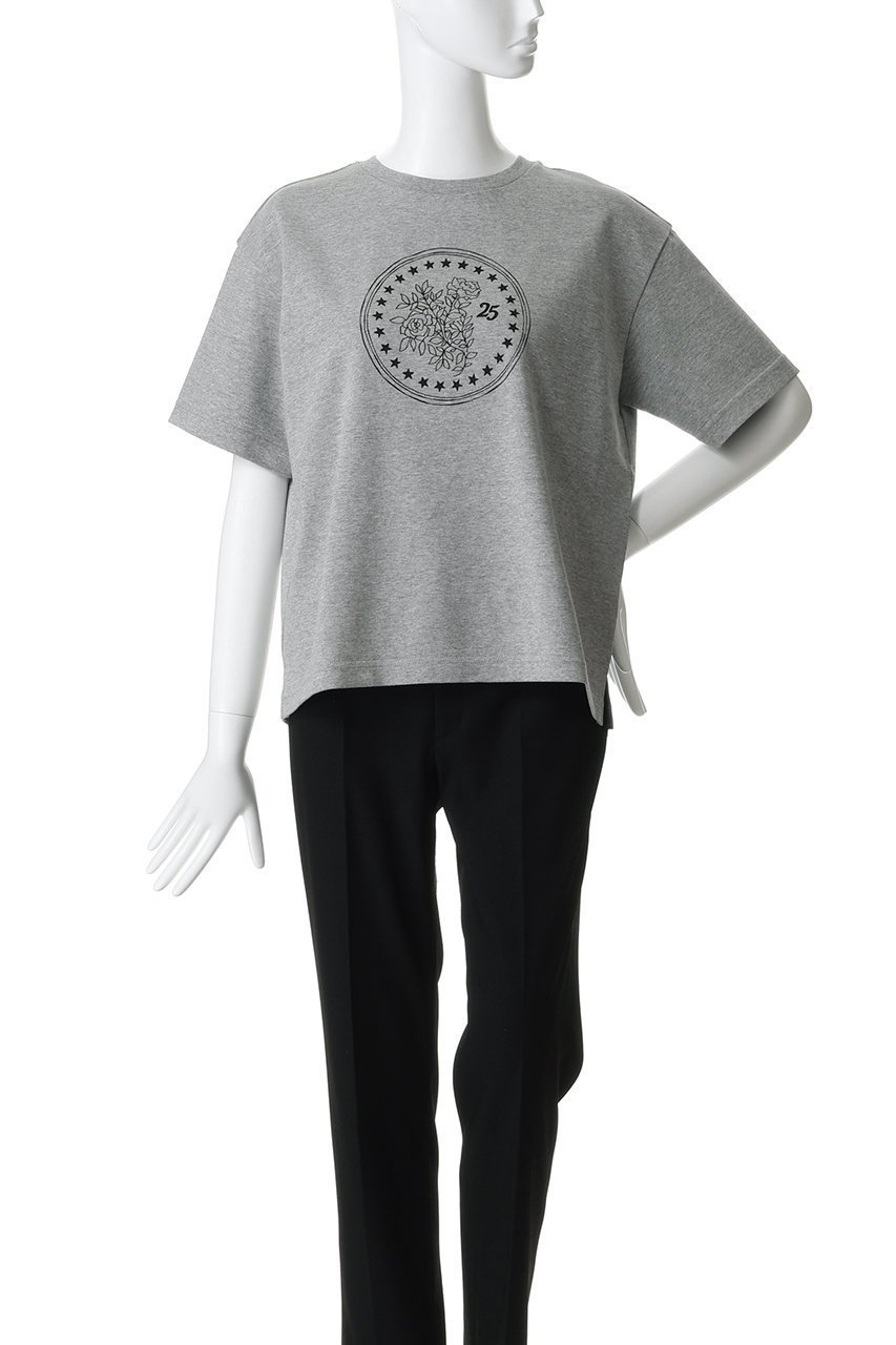 【ティアラ/Tiara】のSHOGO SEKINE 25周年ロゴTシャツ 人気、トレンドファッション・服の通販 founy(ファニー) 　ファッション　Fashion　レディースファッション　Fashion for Women　トップス・カットソー　Cut & Sew Tops　シャツ・ブラウス・オフィスカジュアル　Elegant Blouses & Button-Ups　ロングTシャツ・Tシャツ　Longline T-Shirts & Tees　カットソー・ベーシックTシャツ　Cut-and-Sewn Tops / Stretch Tees & Basics　ショート　Short, Short Length　スリーブ　Sleeve, Long Sleeve / Short Sleeve　プリント　Print, Printed Pattern　モチーフ　Motif, Design Theme　モノトーン　Monotone, Black and White　ラウンド　Round, Round Neck　エレガント 上品　Elegant　人気　Popular, Best Seller　other-2|ID: prp329100004914250 ipo3291000000036828295