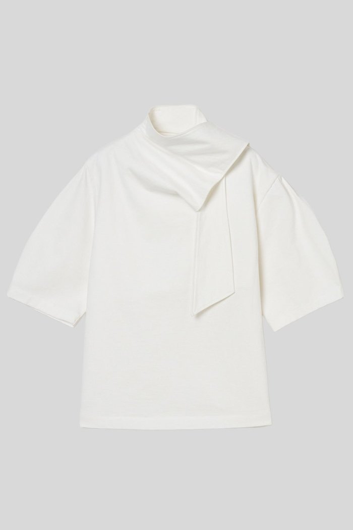 【イロット/IIROT】のpure organic cotton ブラウス インテリア・キッズ・メンズ・レディースファッション・服の通販 founy(ファニー) https://founy.com/ ファッション Fashion レディースファッション Fashion for Women トップス・カットソー Cut & Sew Tops シャツ・ブラウス・オフィスカジュアル Elegant Blouses & Button-Ups ショート Short, Short Length スカーフ Scarf, Neckwear スリーブ Sleeve, Long Sleeve / Short Sleeve ハーフ Half, Half-Length エレガント 上品 Elegant 新作・新入荷 New Arrivals / New In |ID: prp329100004914253 ipo3291000000036828327