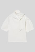 【イロット/IIROT】のpure organic cotton ブラウス 人気、トレンドファッション・服の通販 founy(ファニー) ファッション Fashion レディースファッション Fashion for Women トップス・カットソー Cut & Sew Tops シャツ・ブラウス・オフィスカジュアル Elegant Blouses & Button-Ups ショート Short, Short Length スカーフ Scarf, Neckwear スリーブ Sleeve, Long Sleeve / Short Sleeve ハーフ Half, Half-Length エレガント 上品 Elegant 新作・新入荷 New Arrivals / New In |ID:prp329100004914253