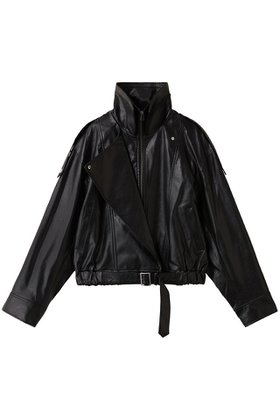 【ヴェニカ/Venica】 Stand collar leather blouson人気、トレンドファッション・服の通販 founy(ファニー) ファッション Fashion レディースファッション Fashion for Women アウター Coat / Outerwear Collection レディースジャケット・軽アウター Jackets ブルゾンジャケット・スポーティアウター Blouson Jackets なめらか Smooth, Silky Texture クール Cool, Chic ジャケット Jacket, Outerwear スタンド Stand Collar, Upright Stand スラックス Slacks, Dress Pants デニム Denim, Jeans Material ブルゾン Blouson, Bomber Jacket ミックス Mix, Mixed Style 再入荷 Restock / Back in Stock |ID:prp329100004914256