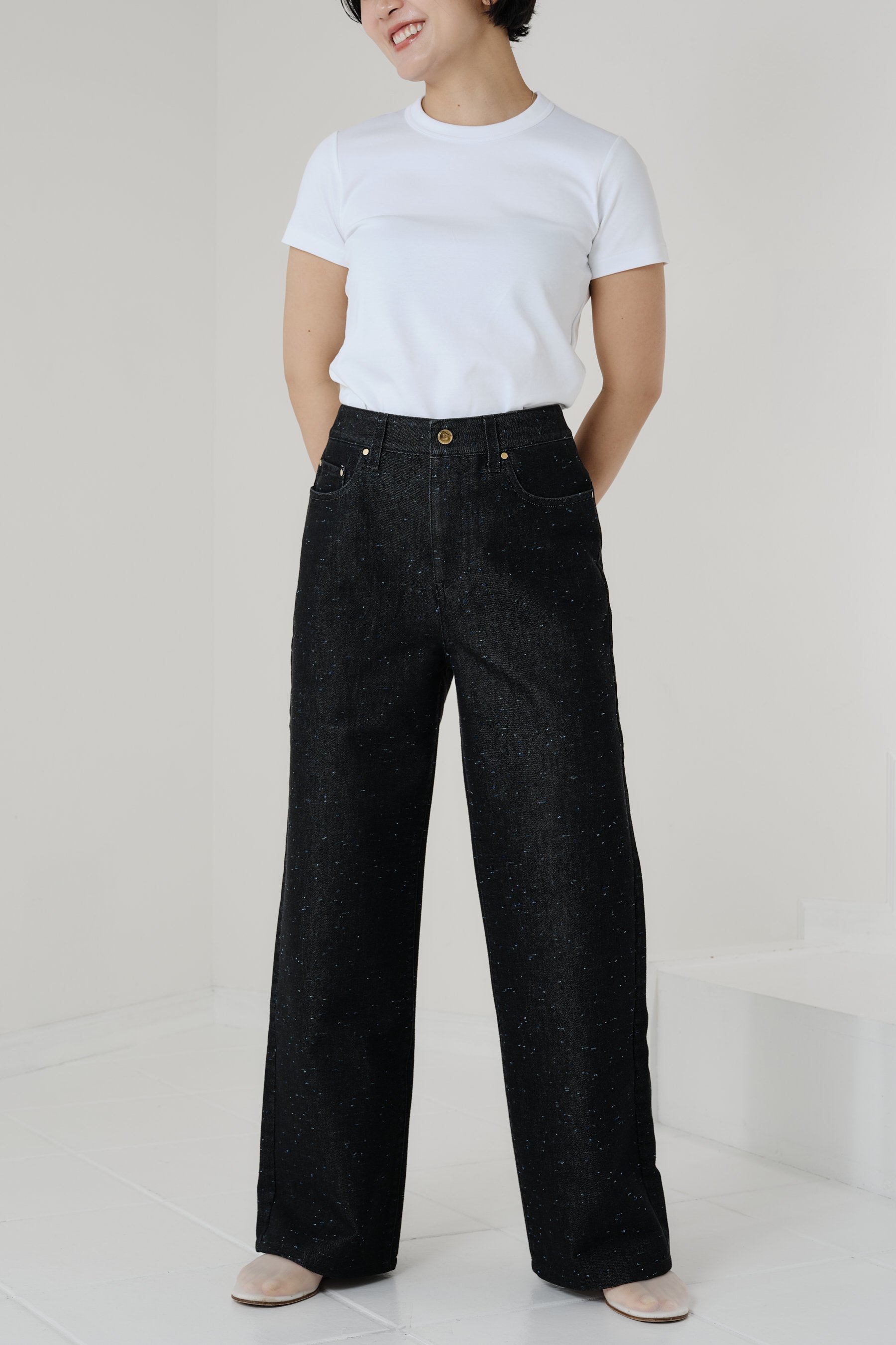 【アロー/aLORS】のJean Encre デニムパンツ 人気、トレンドファッション・服の通販 founy(ファニー) 　ファッション　Fashion　レディースファッション　Fashion for Women　パンツ　Pants & Trousers　デニムパンツ・ジーンズ・美脚デニム　Denim Jeans & Pants　エレガント 上品　Elegant　クラシック　Classic, Timeless Style　ストレート　Straight, Straight Cut　デニム　Denim, Jeans Material　ネップ　Nepp, Slub Yarn　バランス　Balance, Style Balance　プリント　Print, Printed Pattern　ポケット　Pocket, Pocket Detail　ラグジュアリー　Luxury, Elegant　新作・新入荷　New Arrivals / New In　other-8|ID: prp329100004914257 ipo3291000000036828374