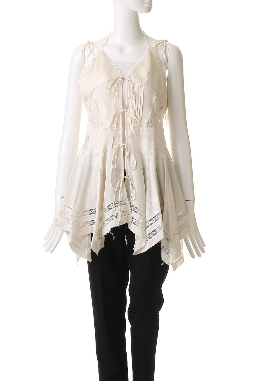 【プランク プロジェクト/PRANK PROJECT】のハンカチーフヘムミニドレス / Handkerchief Hem Mini Dress 人気、トレンドファッション・服の通販 founy(ファニー) 　ファッション　Fashion　レディースファッション　Fashion for Women　トップス・カットソー　Cut & Sew Tops　キャミソール&ノースリーブ　Camisoles & Sleeveless Tops　シャツ・ブラウス・オフィスカジュアル　Elegant Blouses & Button-Ups　ロングTシャツ・Tシャツ　Longline T-Shirts & Tees　カットソー・ベーシックTシャツ　Cut-and-Sewn Tops / Stretch Tees & Basics　ワンピース　Dresses　フォーマル・パーティードレス・結婚式用ドレス　Elegant & Casual Dresses　おすすめ　Recommended / Our Picks　とろみ　Fluid, Flowy Fabric　アンティーク　Antique-Inspired　インナー　Innerwear　キャミソール　Camisole, Spaghetti Strap Top　タンク　Tank Top, Sleeveless Top　デニム　Denim, Jeans Material　ドレス　Dress, One-Piece　リボン　Ribbon, Bow　レース　Lace, Lace Fabric　ワイド　Wide, Wide Fit　今季　This Season, Current Season　other-2|ID: prp329100004914281 ipo3291000000036828908