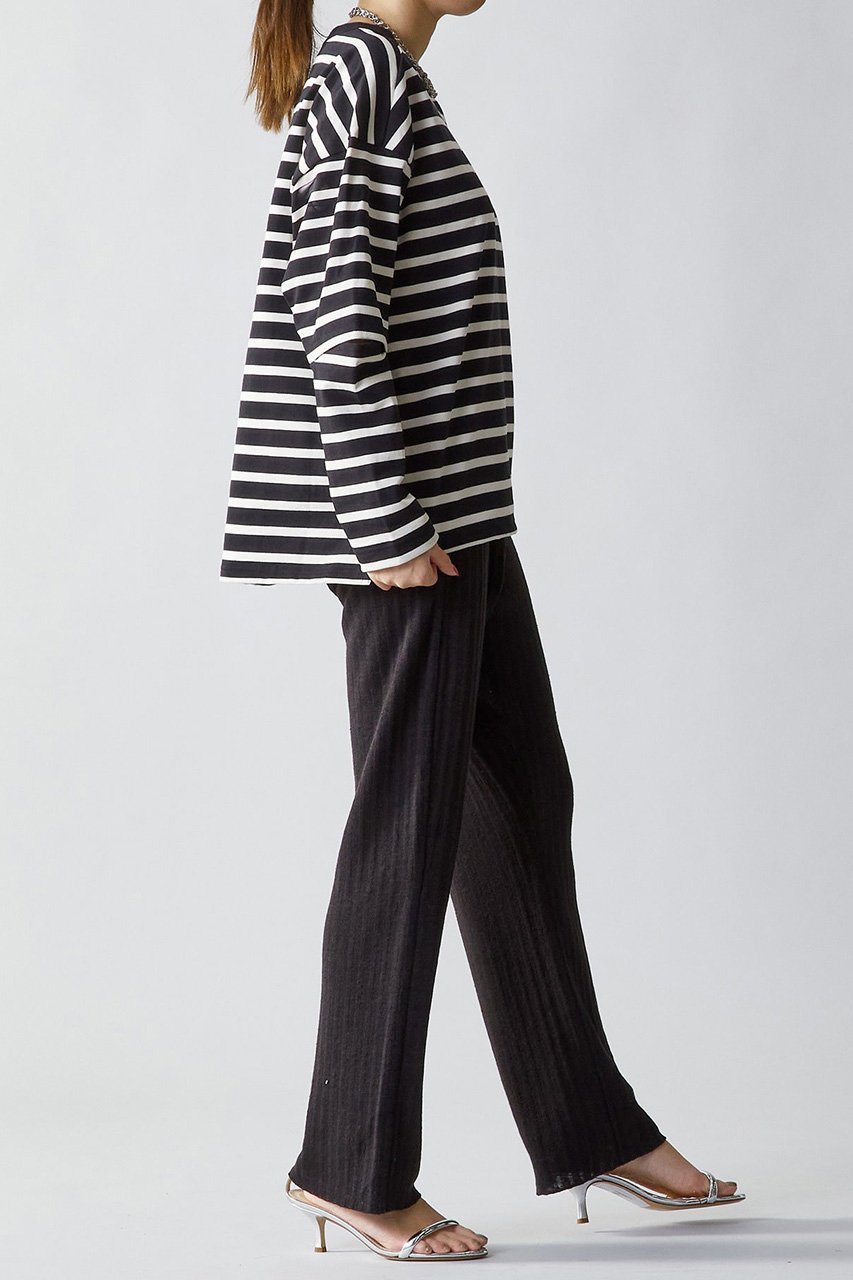 【プルミエ アロンディスモン/1er Arrondissement】の【near.nippon】エルボーホールロングTシャツ 人気、トレンドファッション・服の通販 founy(ファニー) ファッション Fashion レディースファッション Fashion for Women トップス・カットソー Cut & Sew Tops シャツ・ブラウス・オフィスカジュアル Elegant Blouses & Button-Ups ロングTシャツ・Tシャツ Longline T-Shirts & Tees カットソー・ベーシックTシャツ Cut-and-Sewn Tops / Stretch Tees & Basics スリーブ Sleeve, Long Sleeve / Short Sleeve ベーシック Basic, Essential ボーダー Border, Stripe ロング Long, Long-Length 定番 Standard, Basic Item other-7|ID: prp329100004914290 ipo3291000000036828996