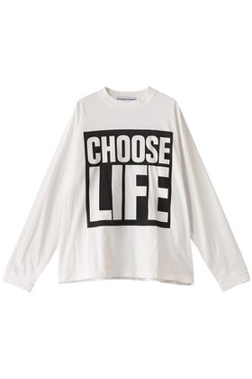 【キャサリンハムネット/KATHARINE HAMNETT LONDON】の【UNISEX】ロングスリーブスローガンTシャツ 人気、トレンドファッション・服の通販 founy(ファニー) ファッション Fashion レディースファッション Fashion for Women トップス・カットソー Cut & Sew Tops シャツ・ブラウス・オフィスカジュアル Elegant Blouses & Button-Ups ロングTシャツ・Tシャツ Longline T-Shirts & Tees カットソー・ベーシックTシャツ Cut-and-Sewn Tops / Stretch Tees & Basics ユニセックス Unisex, Genderless オーガニック Organic Cotton スリーブ Sleeve, Long Sleeve / Short Sleeve トレンド Trend, Trending Now プリント Print, Printed Pattern ボックス Boxy, Box Shape ロング Long, Long-Length 長袖 Long Sleeve, Full Sleeve |ID:prp329100004914302