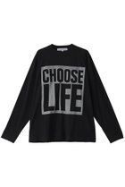 【キャサリンハムネット/KATHARINE HAMNETT LONDON】の【UNISEX】ロングスリーブスローガンTシャツ ブラック|ID: prp329100004914302 ipo3291000000036829082