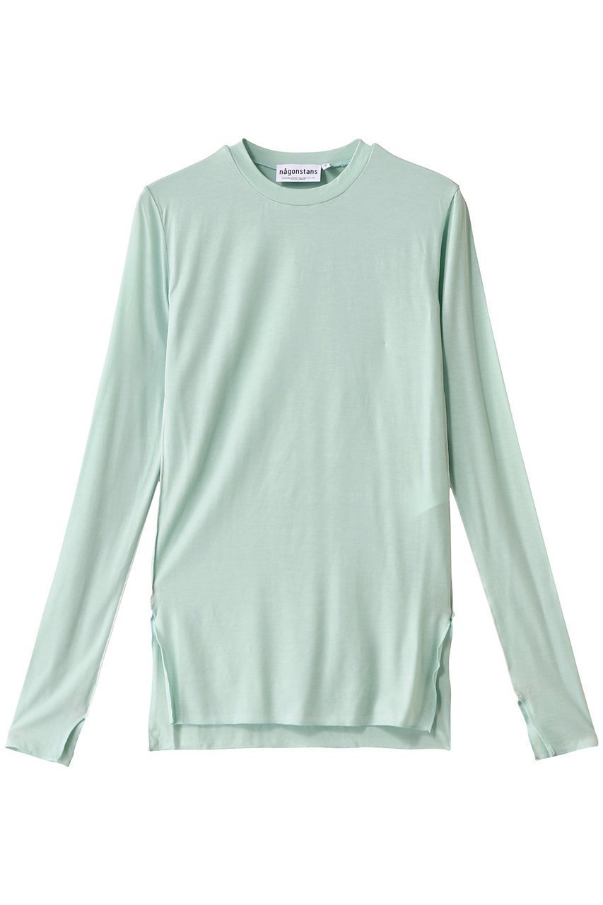 【ナゴンスタンス/nagonstans】のリヨセルベア天竺 クルーロンT インテリア・キッズ・メンズ・レディースファッション・服の通販 founy(ファニー) ファッション Fashion レディースファッション Fashion for Women トップス・カットソー Cut & Sew Tops シャツ・ブラウス・オフィスカジュアル Elegant Blouses & Button-Ups ロングTシャツ・Tシャツ Longline T-Shirts & Tees カットソー・ベーシックTシャツ Cut-and-Sewn Tops / Stretch Tees & Basics カットソー Cut and Sewn Top コンパクト Compact, Small Size スリーブ Sleeve, Long Sleeve / Short Sleeve ハイネック High Neck, Mock Neck パイピング Piping, Trim Design ロング Long, Long-Length Soda|ID: prp329100004914348 ipo3291000000036829447