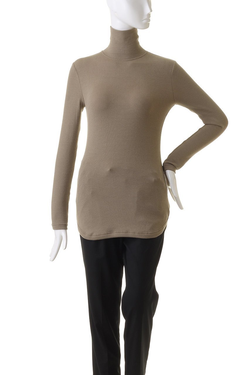 【ボーダーズ アット バルコニー/BORDERS at BALCONY】のハイネックリブTシャツ 人気、トレンドファッション・服の通販 founy(ファニー) ファッション Fashion レディースファッション Fashion for Women トップス・カットソー Cut & Sew Tops シャツ・ブラウス・オフィスカジュアル Elegant Blouses & Button-Ups ロングTシャツ・Tシャツ Longline T-Shirts & Tees カットソー・ベーシックTシャツ Cut-and-Sewn Tops / Stretch Tees & Basics なめらか Smooth, Silky Texture シルク Silk, 100% Silk シンプル Simple, Minimal スリーブ Sleeve, Long Sleeve / Short Sleeve タートルネック Turtleneck, High Neck ロング Long, Long-Length A/W・秋冬 Autumn/Winter other-2|ID: prp329100004914404 ipo3291000000036829893