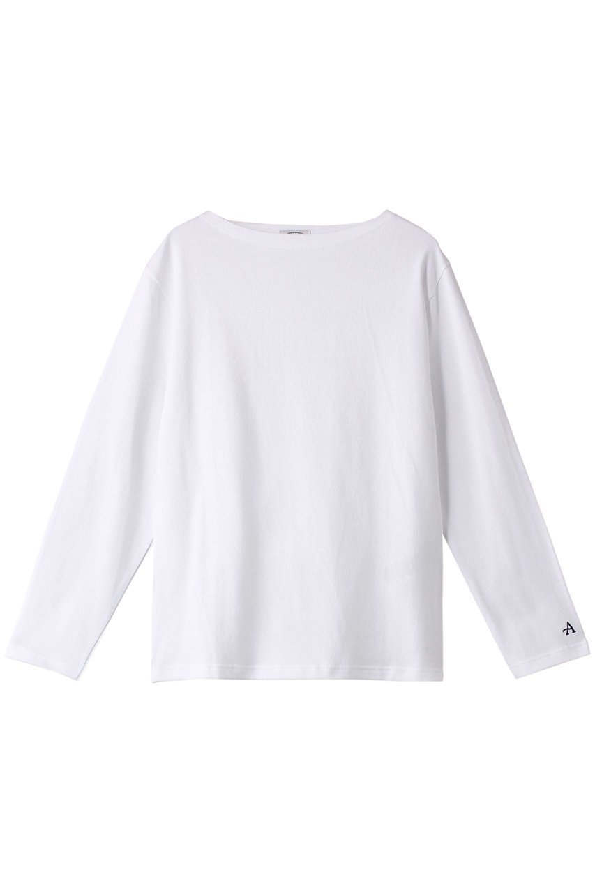 【マルティニーク/martinique】のArmor-luxロングスリーブカットソー インテリア・キッズ・メンズ・レディースファッション・服の通販 founy(ファニー) 　ファッション　Fashion　レディースファッション　Fashion for Women　トップス・カットソー　Cut & Sew Tops　シャツ・ブラウス・オフィスカジュアル　Elegant Blouses & Button-Ups　ロングTシャツ・Tシャツ　Longline T-Shirts & Tees　カットソー・ベーシックTシャツ　Cut-and-Sewn Tops / Stretch Tees & Basics　インナー　Innerwear　カットソー　Cut and Sewn Top　シンプル　Simple, Minimal　スリーブ　Sleeve, Long Sleeve / Short Sleeve　ファブリック　Fabric, Textile　ロング　Long, Long-Length　ホワイト|ID: prp329100004914436 ipo3291000000036830139