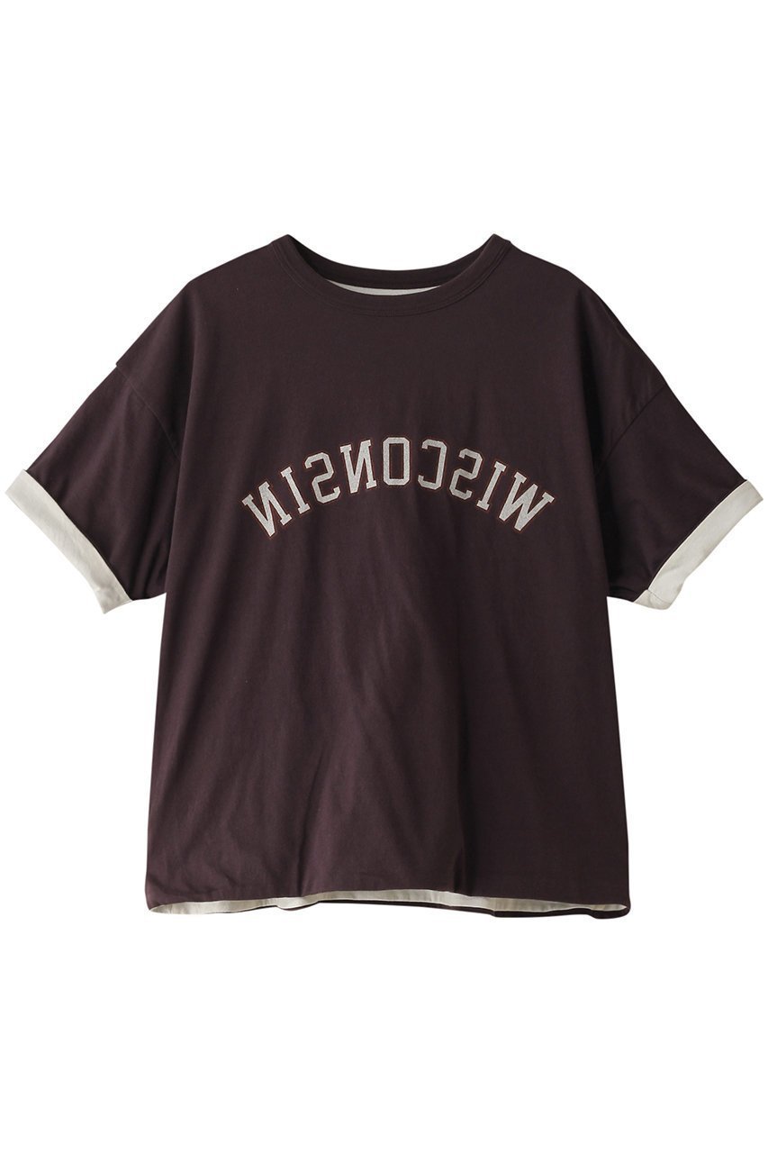 【ウィムガゼット/Whim Gazette】の【St.Johns 3rd club】WISCONSIN TEE 人気、トレンドファッション・服の通販 founy(ファニー) ファッション Fashion レディースファッション Fashion for Women トップス・カットソー Cut & Sew Tops シャツ・ブラウス・オフィスカジュアル Elegant Blouses & Button-Ups ロングTシャツ・Tシャツ Longline T-Shirts & Tees カットソー・ベーシックTシャツ Cut-and-Sewn Tops / Stretch Tees & Basics おすすめ Recommended / Our Picks ショート Short, Short Length スリーブ Sleeve, Long Sleeve / Short Sleeve リバーシブル Reversible, Two-Sided 半袖 Short Sleeve, Half Sleeve other-1|ID: prp329100004914459 ipo3291000000036830488