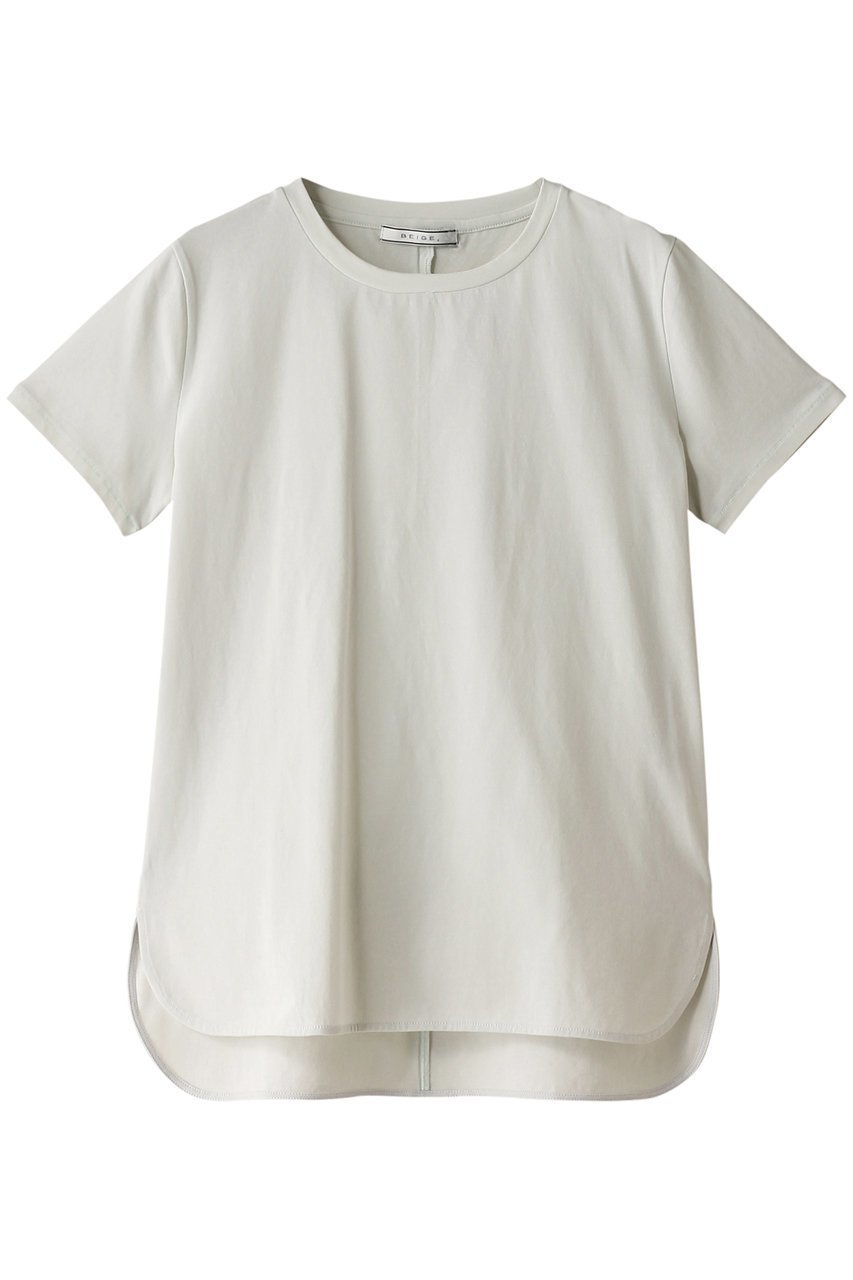 【ベイジ,/BEIGE,】のBROIS(ブロア)/Tシャツ インテリア・キッズ・メンズ・レディースファッション・服の通販 founy(ファニー) ファッション Fashion レディースファッション Fashion for Women トップス・カットソー Cut & Sew Tops シャツ・ブラウス・オフィスカジュアル Elegant Blouses & Button-Ups ロングTシャツ・Tシャツ Longline T-Shirts & Tees カットソー・ベーシックTシャツ Cut-and-Sewn Tops / Stretch Tees & Basics コンパクト Compact, Small Size ショート Short, Short Length シンプル Simple, Minimal スリット Slit, Slit Detail スリーブ Sleeve, Long Sleeve / Short Sleeve 半袖 Short Sleeve, Half Sleeve 無地 Plain, Solid Color Mint|ID: prp329100004914462 ipo3291000000036830536
