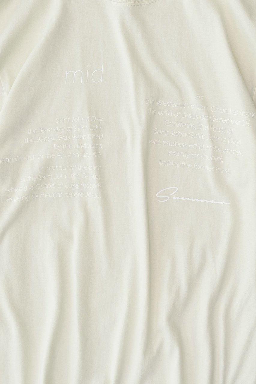 【メゾンスペシャル/MAISON SPECIAL】のMID SUMMERビッグTシャツ 人気、トレンドファッション・服の通販 founy(ファニー) ファッション Fashion レディースファッション Fashion for Women トップス・カットソー Cut & Sew Tops シャツ・ブラウス・オフィスカジュアル Elegant Blouses & Button-Ups ロングTシャツ・Tシャツ Longline T-Shirts & Tees カットソー・ベーシックTシャツ Cut-and-Sewn Tops / Stretch Tees & Basics おすすめ Recommended / Our Picks コンパクト Compact, Small Size ショート Short, Short Length スリーブ Sleeve, Long Sleeve / Short Sleeve ビッグ Big, Oversized プリント Print, Printed Pattern ボトム Bottoms, Lower Wear 夏 Summer other-7|ID: prp329100004914463 ipo3291000000036830548