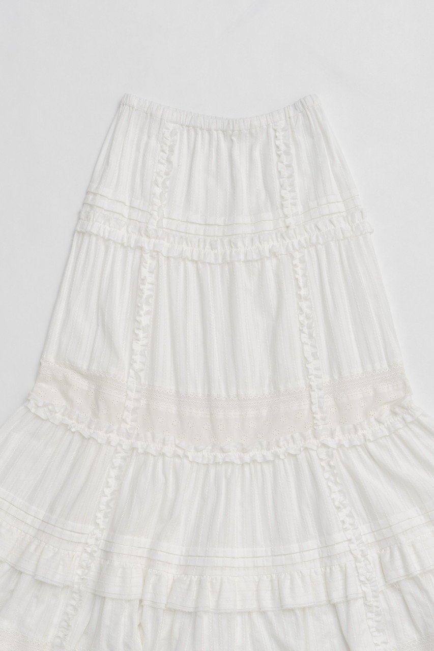 【プランク プロジェクト/PRANK PROJECT】のコットンレースマキシスカート / Cotton Lace Maxi Skirt 人気、トレンドファッション・服の通販 founy(ファニー) ファッション Fashion レディースファッション Fashion for Women スカート Skirts ロングスカート Long Skirts / Maxi & Midi Skirts シューズ Shoes, Footwear ジャケット Jacket, Outerwear セットアップ Set-Up, Coordinated Outfit フリル Frill, Ruffle マキシ Maxi, Full Length レース Lace, Lace Fabric ロング Long, Long-Length 今季 This Season, Current Season other-5|ID: prp329100004914501 ipo3291000000036831438