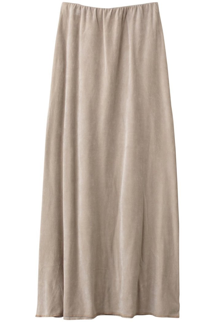 【マリリンムーン/MARILYN MOON】の【WALANCE】コットンベロアロングスカート インテリア・キッズ・メンズ・レディースファッション・服の通販 founy(ファニー) https://founy.com/ ファッション Fashion レディースファッション Fashion for Women スカート Skirts ロングスカート Long Skirts / Maxi & Midi Skirts なめらか Smooth, Silky Texture スウェット / スエット Sweatshirt, Sweatwear トレンド Trend, Trending Now フレア Flare, Flared ベロア Velour, Soft Velvet ロング Long, Long-Length エレガント 上品 Elegant |ID: prp329100004914510 ipo3291000000036831666