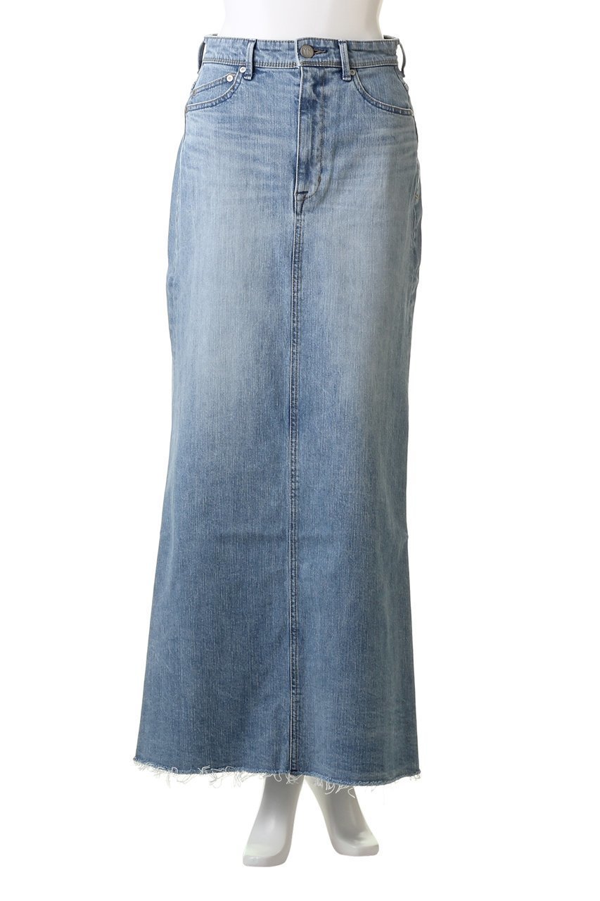 【ヤヌーク/YANUK】のマキシ Aライン スカート 人気、トレンドファッション・服の通販 founy(ファニー) 　ファッション　Fashion　レディースファッション　Fashion for Women　スカート　Skirts　Aライン・フレアスカート　A-Line & Flared Skirts　ロングスカート　Long Skirts / Maxi & Midi Skirts　ストレッチ　Stretch, Stretchy Fabric　デニム　Denim, Jeans Material　フェミニン　Feminine, Girly　マキシ　Maxi, Full Length　ユーズド　Used, Vintage-Look　ロング　Long, Long-Length　定番　Standard, Basic Item　other-2|ID: prp329100004914514 ipo3291000000036831769