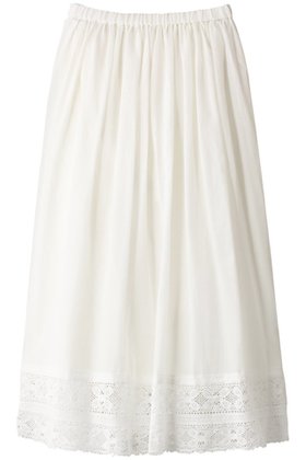 【プリスティン/PRISTINE】 カルゼレースギャザースカート人気、トレンドファッション・服の通販 founy(ファニー) ファッション Fashion レディースファッション Fashion for Women スカート Skirts レース Lace, Lace Fabric ロング Long, Long-Length エレガント 上品 Elegant 夏 Summer 春 Spring S/S・春夏 SS, Spring/Summer, Warm Season |ID:prp329100004914519