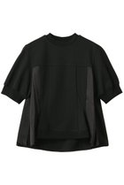 【スリーワン フィリップリム/3.1 Phillip Lim】のSATIN コンビ パフスリーブ フラウンス トップス 人気、トレンドファッション・服の通販 founy(ファニー) ファッション Fashion レディースファッション Fashion for Women トップス・カットソー Cut & Sew Tops シャツ・ブラウス・オフィスカジュアル Elegant Blouses & Button-Ups ロングTシャツ・Tシャツ Longline T-Shirts & Tees カットソー・ベーシックTシャツ Cut-and-Sewn Tops / Stretch Tees & Basics コンビ Combo, Combination Style サテン Satin, Glossy Fabric ショート Short, Short Length スリーブ Sleeve, Long Sleeve / Short Sleeve フェミニン Feminine, Girly フォルム Silhouette, Form thumbnail ミッドナイト|ID: prp329100004914524 ipo3291000000036832000