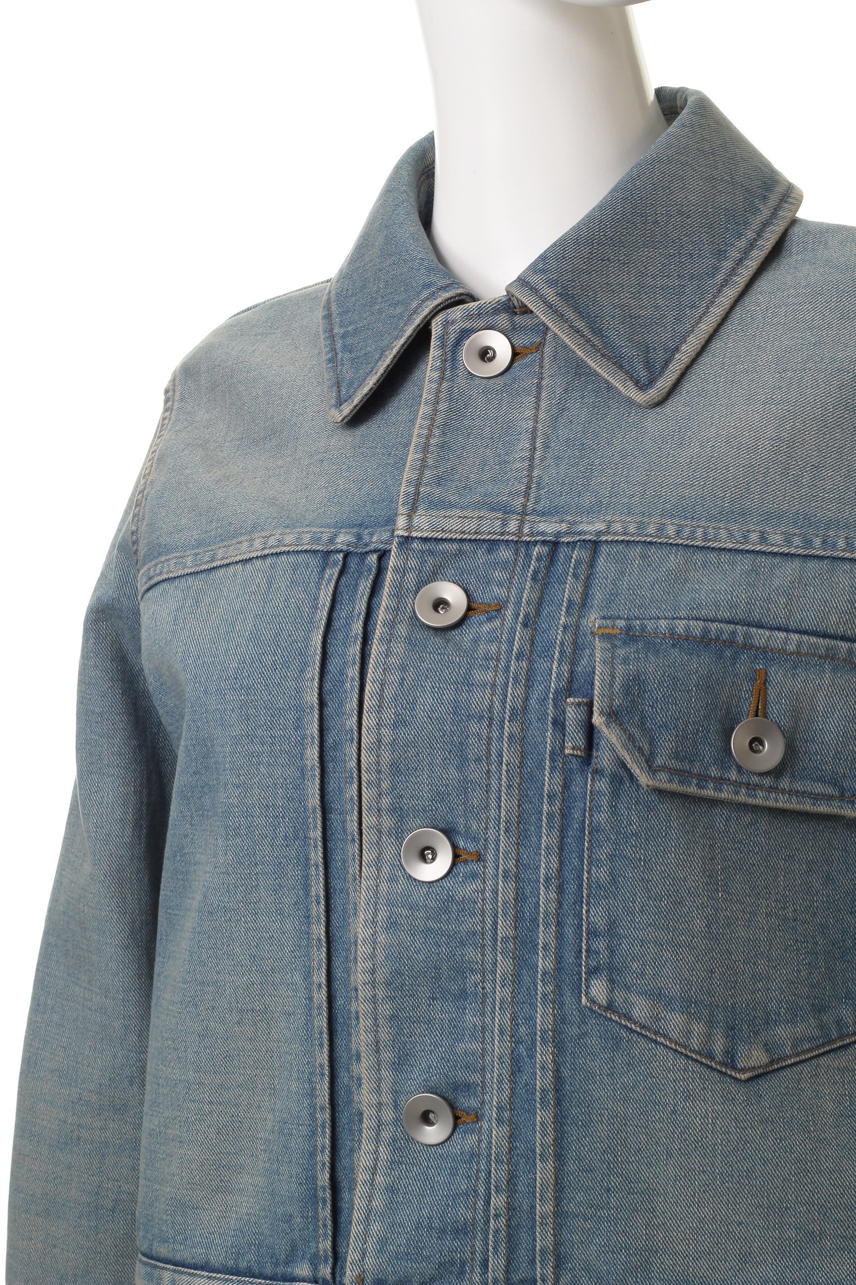 【ザ リラクス/THE RERACS】のタイトフィットショートJEANジャケット 人気、トレンドファッション・服の通販 founy(ファニー) 　ファッション　Fashion　レディースファッション　Fashion for Women　アウター　Coat / Outerwear Collection　レディースジャケット・軽アウター　Jackets　ショート　Short, Short Length　シルバー　Silver, Metallic Silver　ジャケット　Jacket, Outerwear　トレンド　Trend, Trending Now　フェミニン　Feminine, Girly　フラップ　Flap, Flap Pocket　ボトム　Bottoms, Lower Wear　ポケット　Pocket, Pocket Detail　other-5|ID: prp329100004914532 ipo3291000000036832089