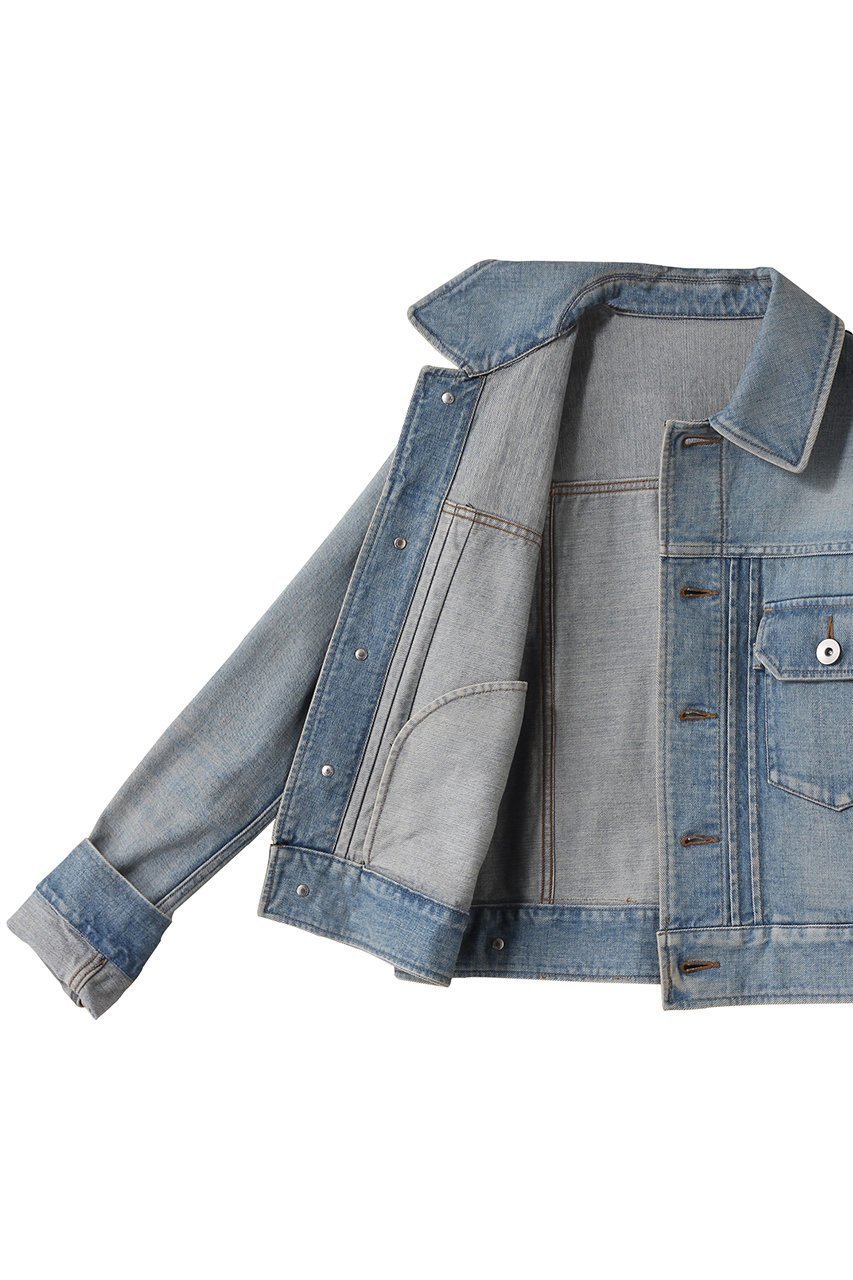 【ザ リラクス/THE RERACS】のタイトフィットショートJEANジャケット 人気、トレンドファッション・服の通販 founy(ファニー) 　ファッション　Fashion　レディースファッション　Fashion for Women　アウター　Coat / Outerwear Collection　レディースジャケット・軽アウター　Jackets　ショート　Short, Short Length　シルバー　Silver, Metallic Silver　ジャケット　Jacket, Outerwear　トレンド　Trend, Trending Now　フェミニン　Feminine, Girly　フラップ　Flap, Flap Pocket　ボトム　Bottoms, Lower Wear　ポケット　Pocket, Pocket Detail　other-6|ID: prp329100004914532 ipo3291000000036832090