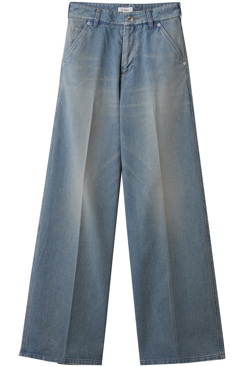 【ザ リラクス/THE RERACS】のワイドバレルデニムパンツ 人気、トレンドファッション・服の通販 founy(ファニー) ファッション Fashion レディースファッション Fashion for Women パンツ Pants & Trousers デニムパンツ・ジーンズ・美脚デニム Denim Jeans & Pants カットソー Cut and Sewn Top シンプル Simple, Minimal タートルネック Turtleneck, High Neck デニム Denim, Jeans Material ブリーチ Bleach, Washed Finish ワイド Wide, Wide Fit other-1|ID: prp329100004914533 ipo3291000000036832110