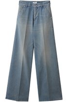 【ザ リラクス/THE RERACS】のワイドバレルデニムパンツ 人気、トレンドファッション・服の通販 founy(ファニー) ファッション Fashion レディースファッション Fashion for Women パンツ Pants & Trousers デニムパンツ・ジーンズ・美脚デニム Denim Jeans & Pants カットソー Cut and Sewn Top シンプル Simple, Minimal タートルネック Turtleneck, High Neck デニム Denim, Jeans Material ブリーチ Bleach, Washed Finish ワイド Wide, Wide Fit thumbnail ブリーチライトブルー|ID: prp329100004914533 ipo3291000000036832111