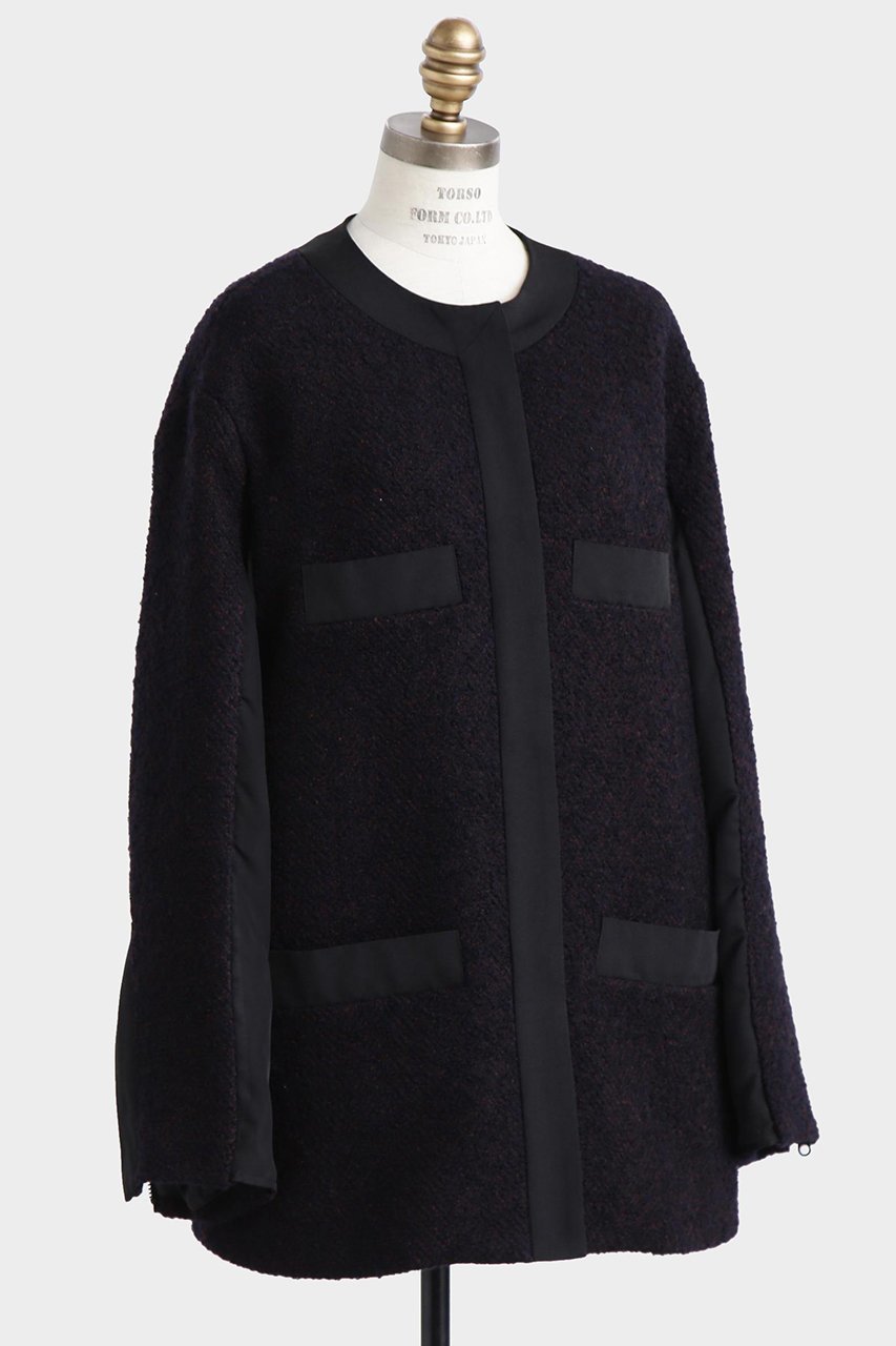 【ヒューエルミュージアム/hueLe Museum】の【hLM】ループヘリンボーンツイードジャケット 人気、トレンドファッション・服の通販 founy(ファニー) ファッション Fashion レディースファッション Fashion for Women アウター Coat / Outerwear Collection レディースジャケット・軽アウター Jackets エレガント 上品 Elegant グログラン Grosgrain, Grosgrain Ribbon ジャケット Jacket, Outerwear トレンド Trend, Trending Now 再入荷 Restock / Back in Stock other-2|ID: prp329100004914548 ipo3291000000036832363