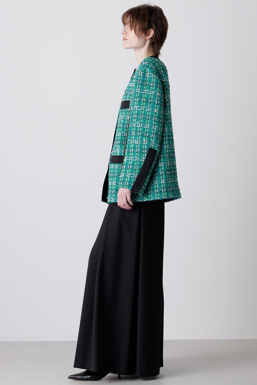 【ヒューエルミュージアム/hueLe Museum】の【hLM】LINTONツイードジャケット 人気、トレンドファッション・服の通販 founy(ファニー) ファッション Fashion レディースファッション Fashion for Women アウター Coat / Outerwear Collection レディースジャケット・軽アウター Jackets エレガント 上品 Elegant クラシカル Classical, Vintage-Inspired ジャケット Jacket, Outerwear ツイード Twill, Twill Weave トレンド Trend, Trending Now モダン Modern, Contemporary other-4|ID: prp329100004914552 ipo3291000000036832401