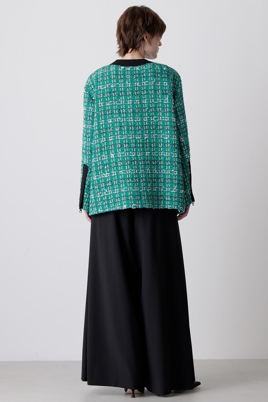 【ヒューエルミュージアム/hueLe Museum】の【hLM】LINTONツイードジャケット 人気、トレンドファッション・服の通販 founy(ファニー) ファッション Fashion レディースファッション Fashion for Women アウター Coat / Outerwear Collection レディースジャケット・軽アウター Jackets エレガント 上品 Elegant クラシカル Classical, Vintage-Inspired ジャケット Jacket, Outerwear ツイード Twill, Twill Weave トレンド Trend, Trending Now モダン Modern, Contemporary other-5|ID: prp329100004914552 ipo3291000000036832403