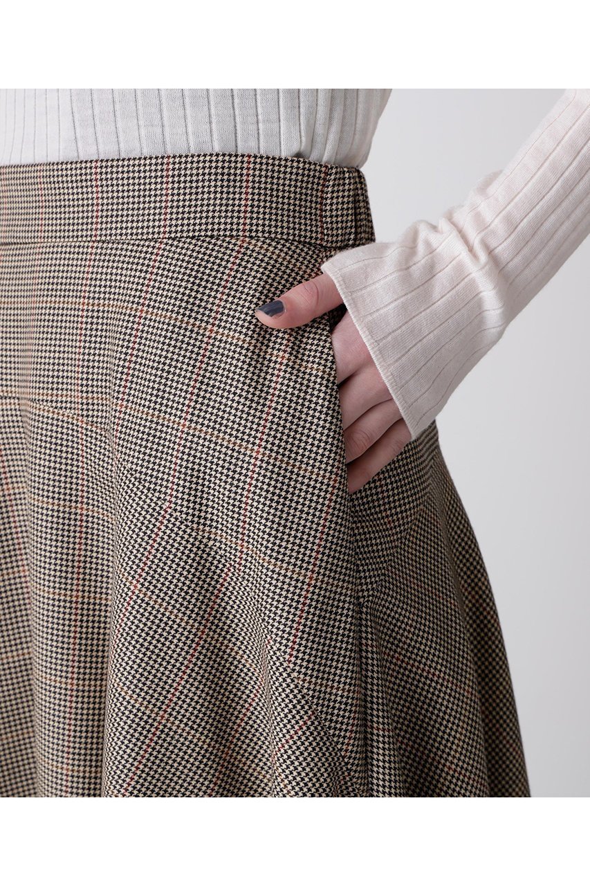 【ヒューエルミュージアム/hueLe Museum】の【hLM】ガンクラブチェックフレアスカート 人気、トレンドファッション・服の通販 founy(ファニー) ファッション Fashion レディースファッション Fashion for Women スカート Skirts Aライン・フレアスカート A-Line & Flared Skirts ロングスカート Long Skirts / Maxi & Midi Skirts クラシック Classic, Timeless Style チェック Check, Plaid, Tartan フレア Flare, Flared モダン Modern, Contemporary ロング Long, Long-Length other-4|ID: prp329100004914560 ipo3291000000036832514